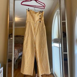 Gingham Jumpsuit